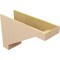 Ekena Millwork 12"W x 36"D x 24"H Classic Burlington Rough Cedar Woodgrain TimberThane Corbel, Primed Tan CORUR12X36X24BURRCPR - alternate 2